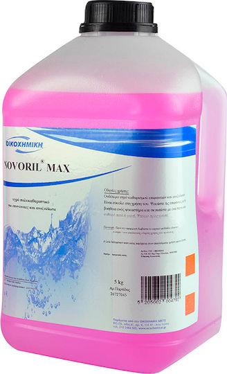 Ikochimiki Novoril Max Professional Cleaning Liquid for Stainless Surfaces 5lt