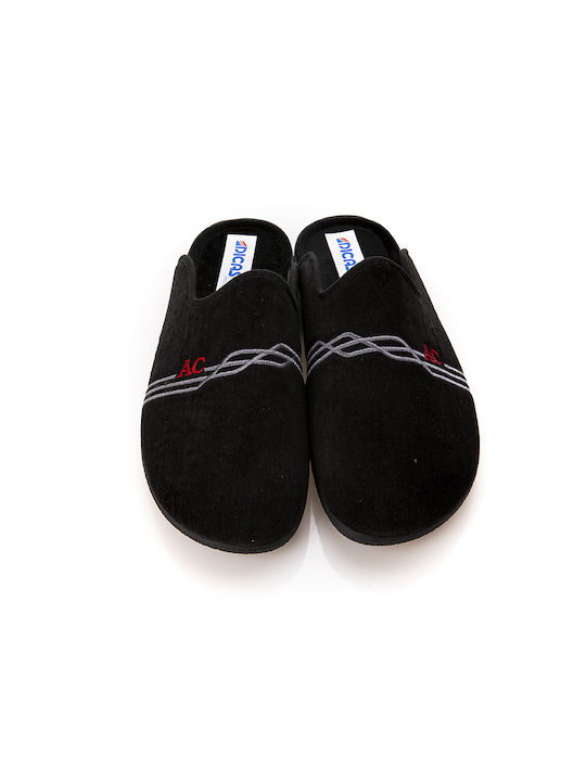 Dicas Men's Slipper Black