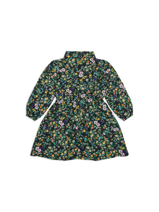 Kids Only Rochie pentru Copii Floral Mânecă lungă Verde