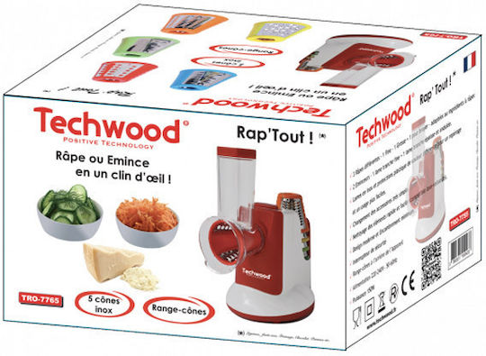 Techwood Käsereibe 150W Rot