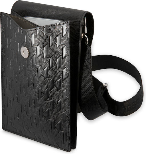 Karl Lagerfeld Wallet Monogram Plate Sock & Pouch Black KLWBSAMSMK