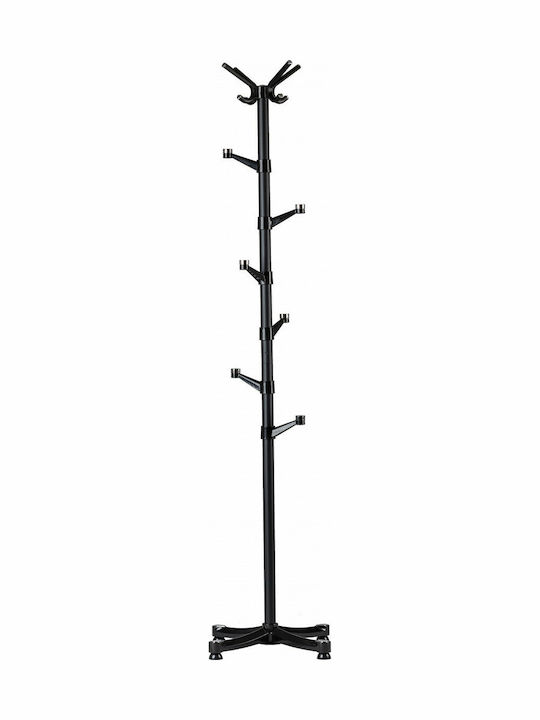 Καλόγερος Μεταλλικός Μαύρος 48x48x180cm