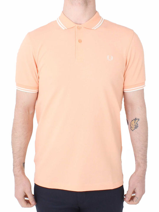 Fred Perry Ανδρικό T-shirt Polo Salmon