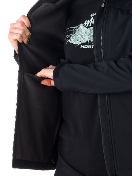 Ashlee Softshell Γυναικείο Μπουφάν Μαύρο