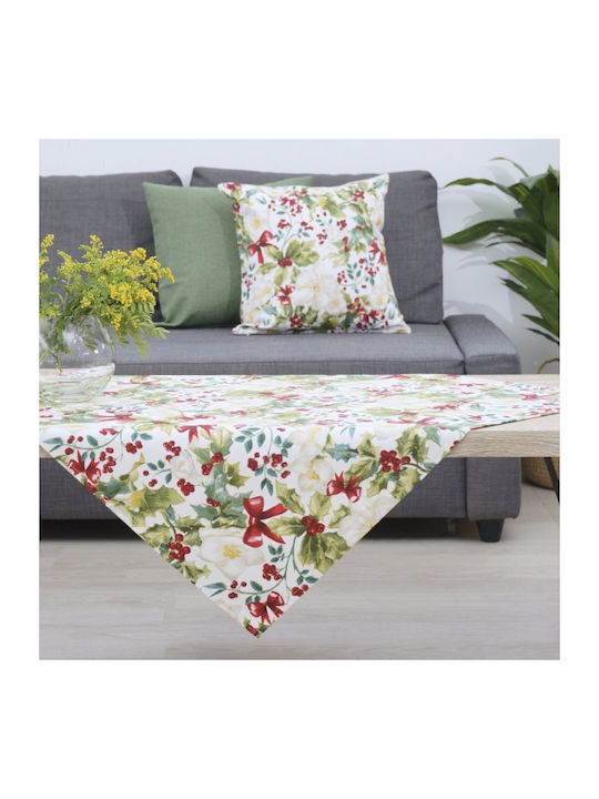 Dimeco Bliss Ornament de Crăciun Față de masă Pătrat Material textil Multicolor M85xL85cm 1buc