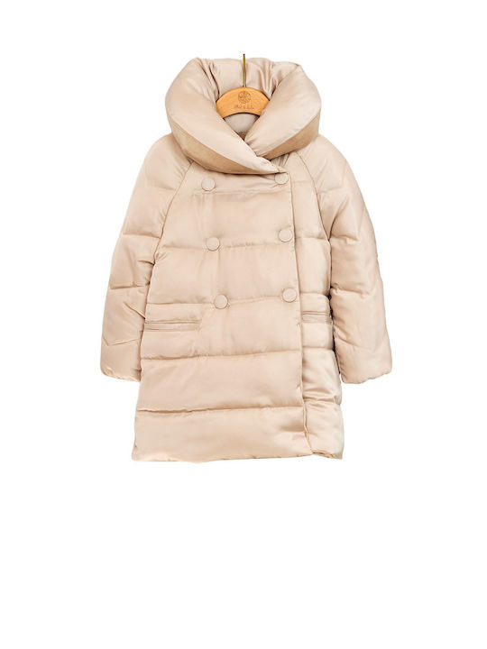 Abel & Lula Kids Parka Long Beige