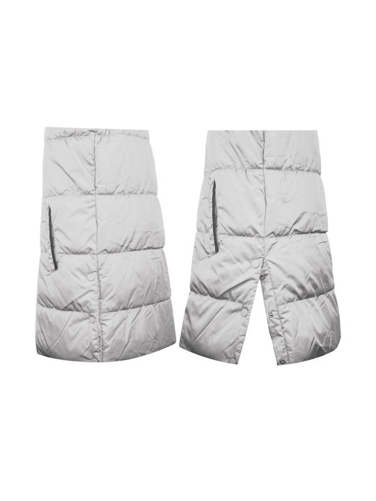 Energiers Kids Casual Jacket Sleeveless Long with Hood White