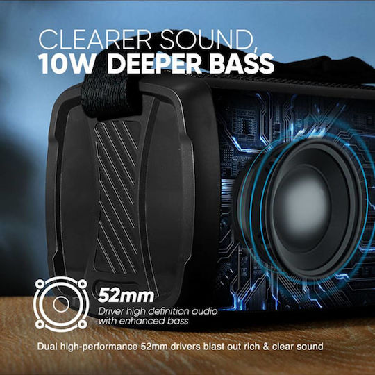 Sonic Gear Sonicgo 3 Lautsprecher SONICGO3RGB Schwarz