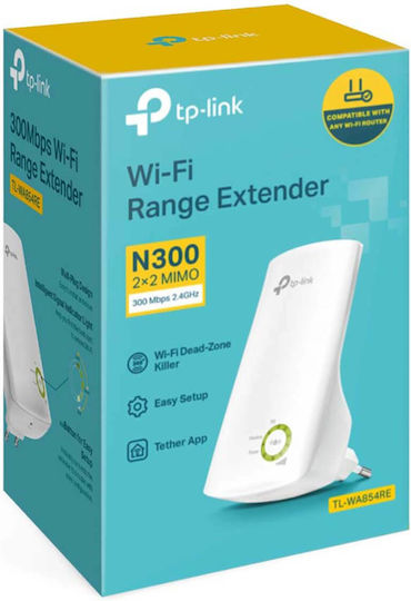 TP-LINK TL-WA854RE v4 WiFi Extender Single Band (2.4GHz) 300Mbps