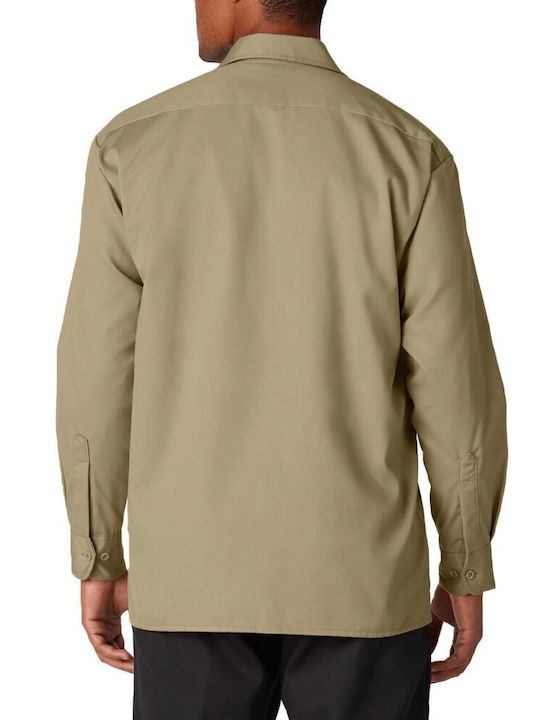 Long-sleeved Shirt Khaki