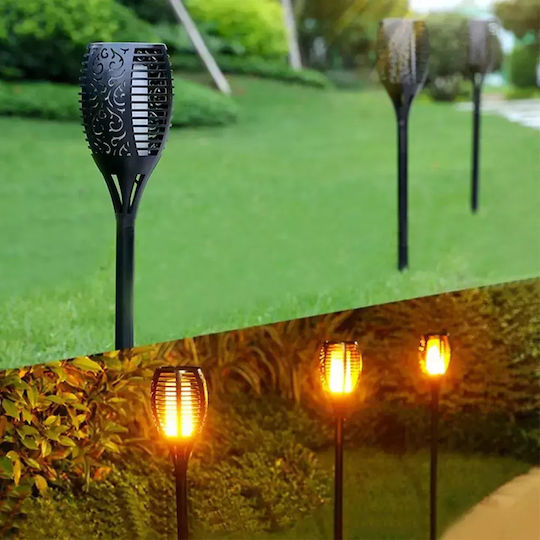 Spiked Solar Light Torch 0.88W with Warm White Light IP65