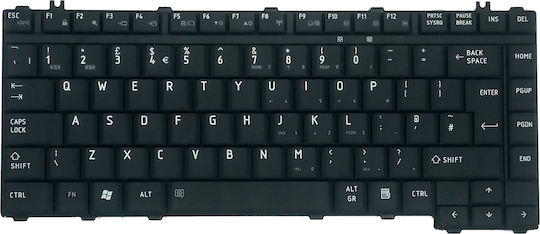 Toshiba Tastatură Laptop Pentru Satellite A200/L300/A300 Cu Cadru Și Dispunere Engleză (SUA) În Culoare Neagră
