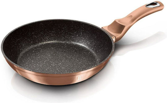 Berlinger Haus Metallic Line Τηγάνι από Αλουμίνιο με Επίστρωση από Πέτρα Rose Gold Collection 20cm