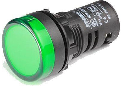 Xindali LED Indicator luminos 230V Verde 1buc 022-012230100