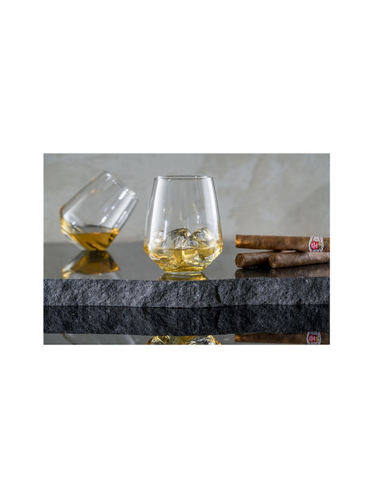 Uniglass King Set Gläser Whiskey aus Glas 410ml 12Stück