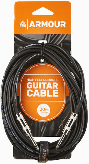 Ashton GS20 Kabel 6,3mm Stecker - 6,3mm Stecker 6m Schwarz (GS20)