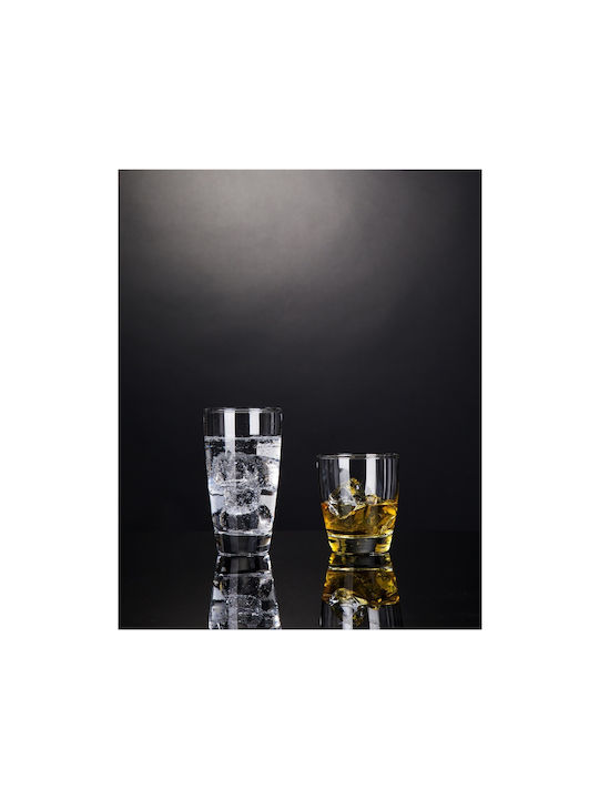 Uniglass Viv Set de pahare Whiskey din Sticlă 380ml 12buc