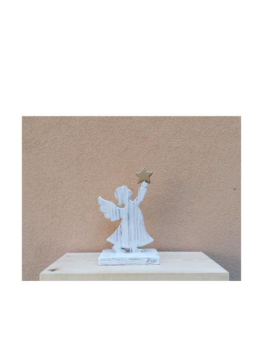 Evivak Christmas Figure Cherub White Height 25cm
