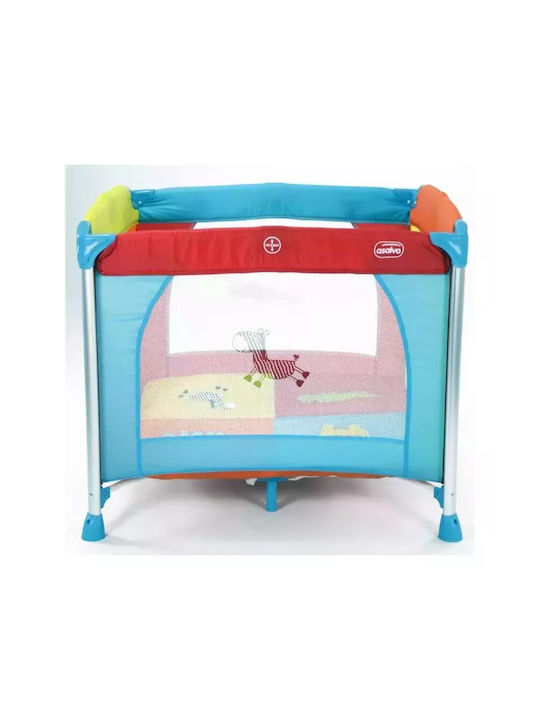 Asalvo Jungle Παρκοκρέβατο Πολύχρωμο 99x99cm