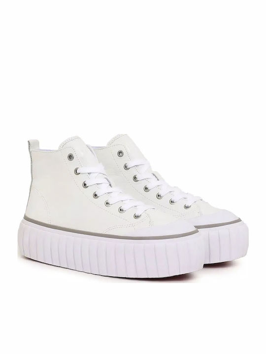 S-Hanami Flatforms Boots White