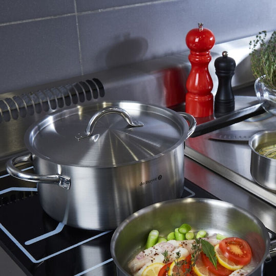De Buyer Deep Stainless Steel Pot