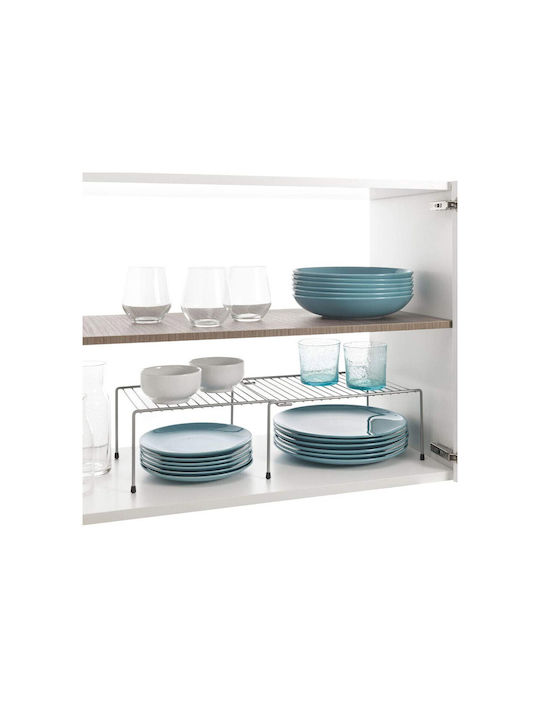 Metaltex Настолна Стойка Adapto Inox 57x24x15см Сребрист