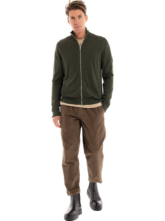 Men's Knitted Cardigan Rosin