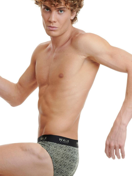 Men's Slip Black with Patterns