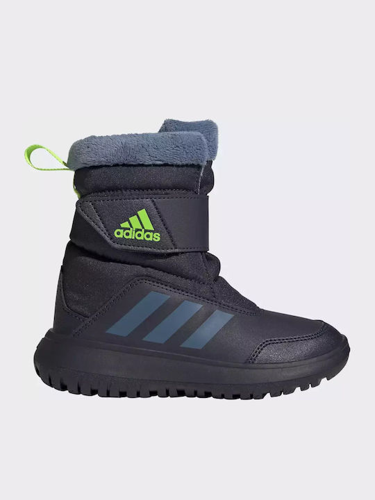 Winterplay Kids Snow Boots with Velcro Navy Blue