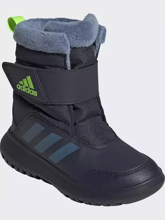 Winterplay Kids Snow Boots with Velcro Navy Blue