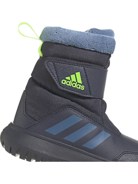Winterplay Kids Snow Boots with Velcro Navy Blue
