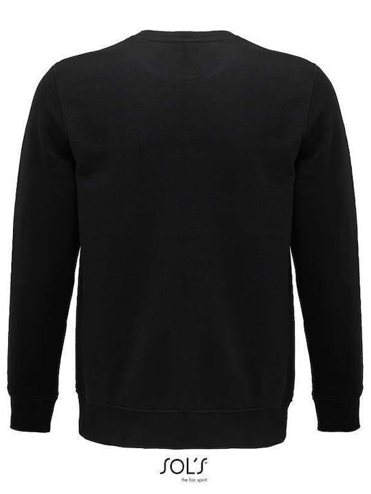 Sol's Comet Unisex Long Sleeve Promotional Sweatshirt Black