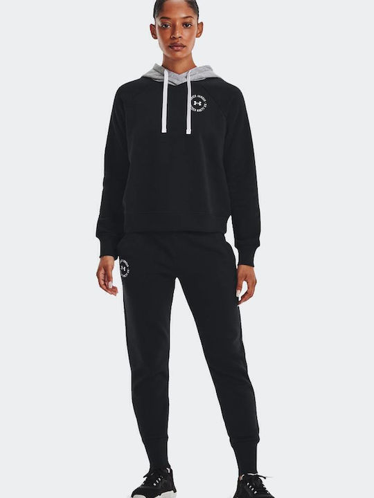 Rival Crest Pantaloni de Trening cu elastic Fleece Negru