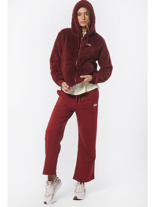 Jogginghose Breit Burgundisch
