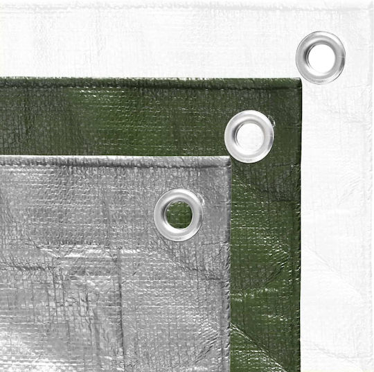 vidaXL Wasserdicht Plane 180gr/m² 10x8m. Licht Typ Gray