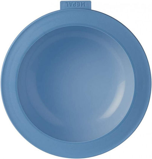 Mepal Cirqula Round Lunch Box Plastic Nordic Blue 3pcs