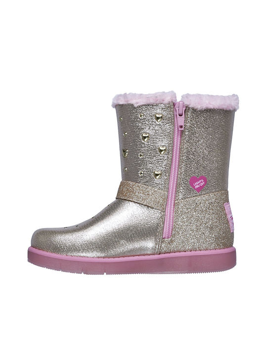 Twinkle Toes Glitzy Glam Sparkle Hearts Παιδικά Μποτάκια Χρυσά