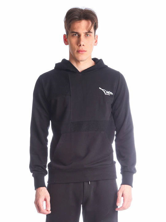 Paco & Co Men's Sweatshirt with Hood Black