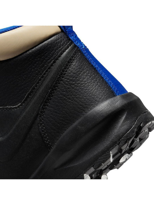 Manoa Leather Kids Boots with Laces Black