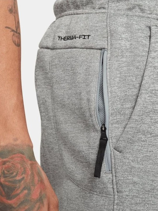 Therma-FIT Παντελόνι Φόρμας Dri-Fit με Λάστιχο Γκρι