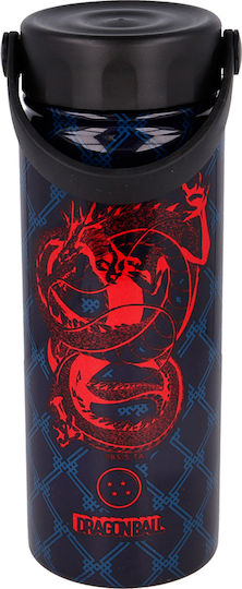 Stor Dragon Ball Kids Water Bottle Thermos Dragon Stainless Steel with Screw Cap Non Spill Black 530ml