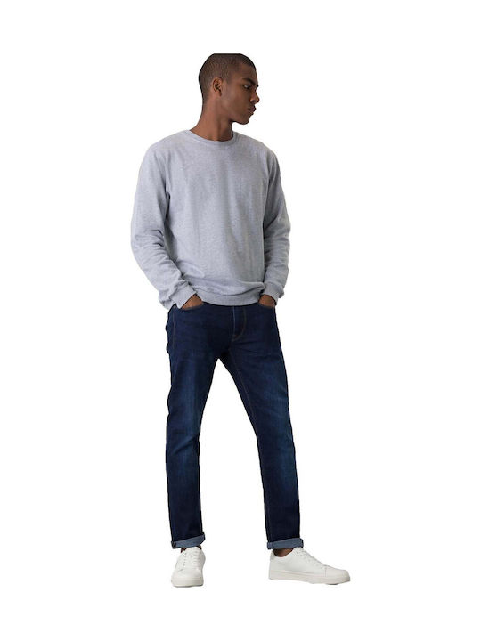 Men's Jeans Pants with Regular Straight Fit Blue