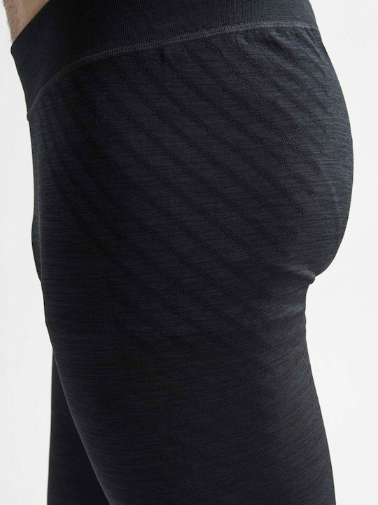 Craft Fuseknit Comfort Ανδρικό Ισοθερμικό Παντελόνι Μαύρο