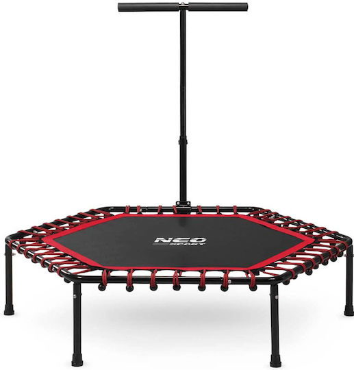 Neo-Sport Hexagonal Gymnastics Trampoline 127cm with Handle