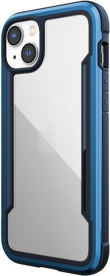 Raptic Shield Umschlag Rückseite Kunststoff Blau (iPhone 14)