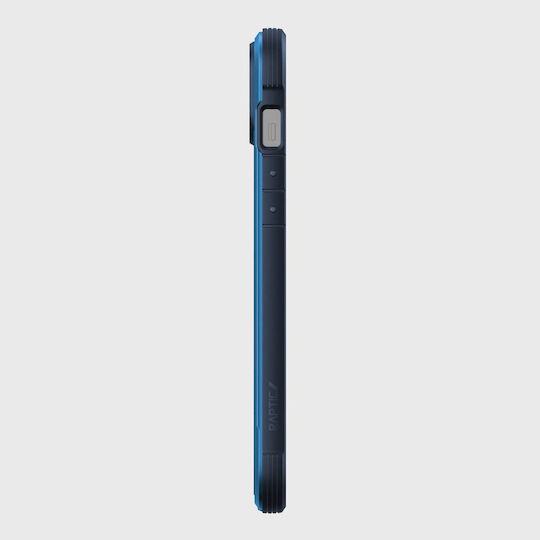 Raptic Shield Umschlag Rückseite Kunststoff Blau (iPhone 14)