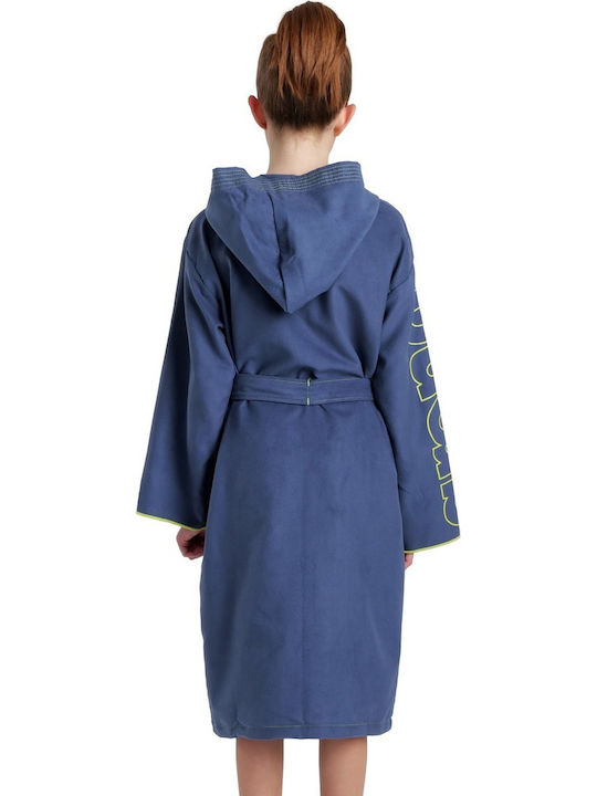 Arena Zeal Plus Jr 005309-200 Kids Swimming Bathrobe Blue