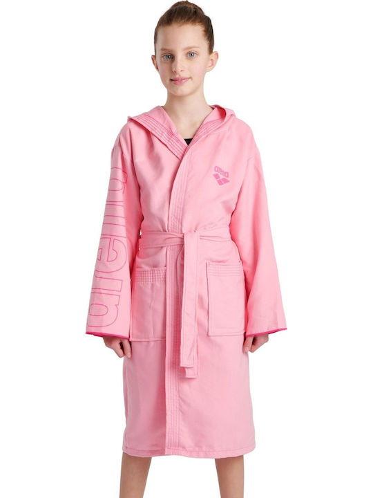 Arena Zeal Plus Jr 005309-300 Kids Swimming Bathrobe Pink