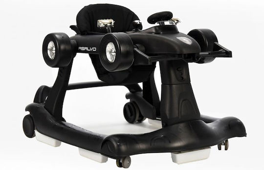 Asalvo F1 Baby Walker with Music for 6+ Months Black