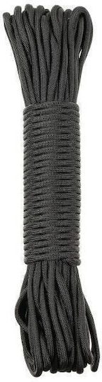 MFH Paracord 27513A 27513A Climbing Rope with Length 15m Black